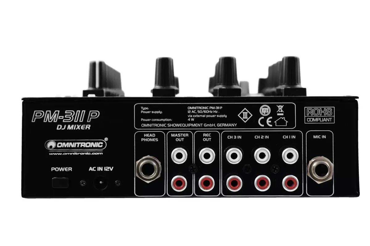 Audio mikseris Omnitronic 10006879 Photo 3
