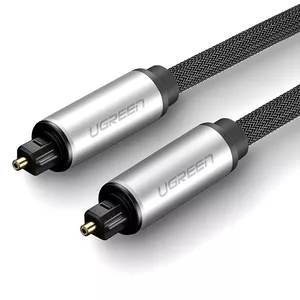 UGREEN optiskais TOSLINK kabelis AV108, 1 m, pinums pelēks