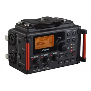 Tascam DR-60DMKII digitālais audio ierakstītājs Melns Sarkans Ievades pretestība 10000 Ω