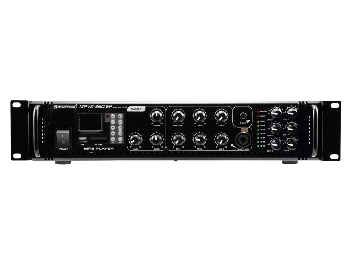 Audio pastiprinātājs Omnitronic 80709792 Photo 2
