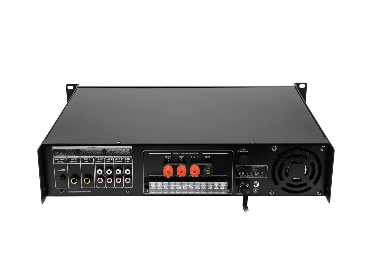 Audio pastiprinātājs Omnitronic 80709792 Photo 4