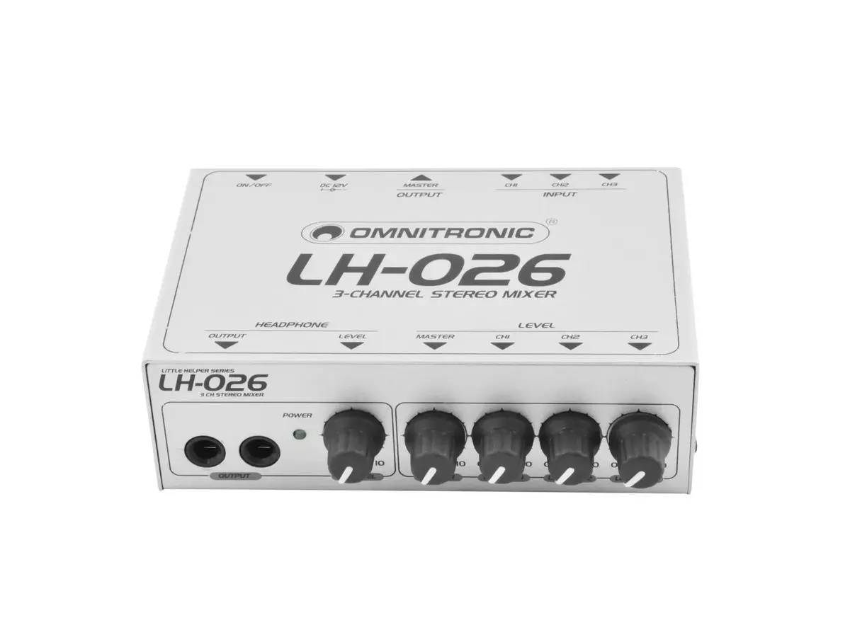 Audio mikseris Omnitronic 10355026 Photo 3