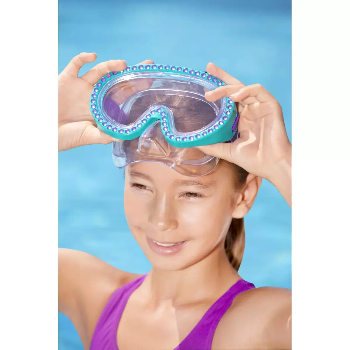 Child Half-Face Swim Mask Bestway Hydro-Swim Sparkle 'n Shine Photo 31
