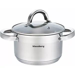 Cookware pot Klausberg 16 cm KB-7122 — stainless steel 16 cm saucepan
