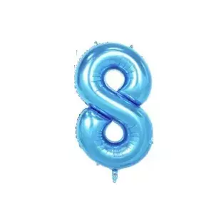 Riff 1m Folio Balloon Number 8 Glossy Blue