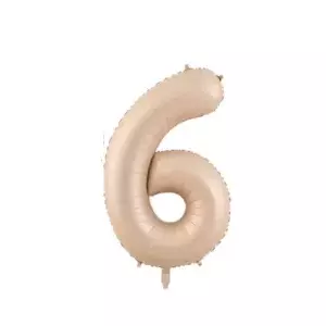 Riff 1m Folio Balloon Number 6 Matte Beige