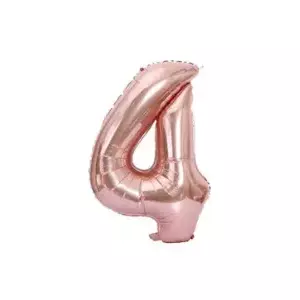 Riff 1m Folio Balloon Number 4 Glossy Pink