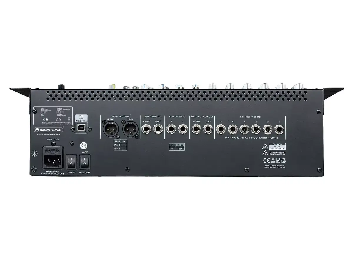 Audio mikseris Omnitronic 10040283 Photo 3