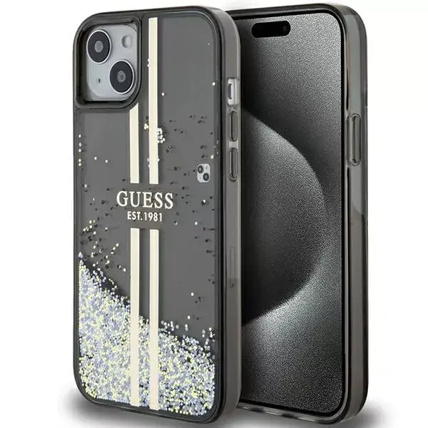 GUESS TPU liquid glitter case for Apple iPhone 15 Photo 2