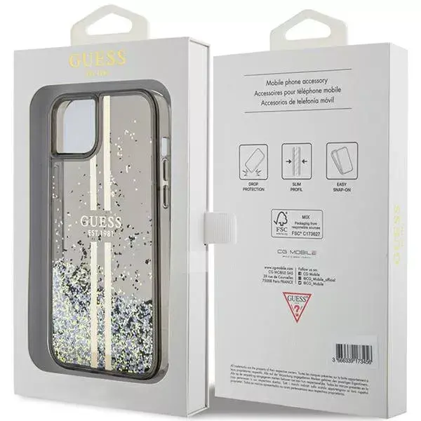 GUESS TPU liquid glitter case for Apple iPhone 15 Photo 3