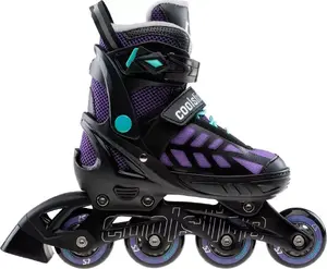 Recreational adjustable inline skates Cool Slide Wonton YG black sizes 40–43