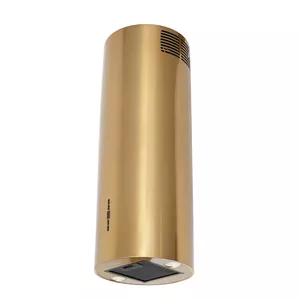 Kitchen hood MAAN Elba 2 39, grease aluminium filter, electronic control with display and remote, gloss gold, Ø390 mm