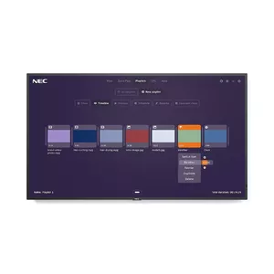 Interaktīvais panelis NEC ME551-MPi4 55" (139.7 cm) LCD 4K UHD 450 cd/m² Melns skārienekrāns