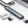 USB‑хаб QOLTEC 53792 USB‑C 3.1 4‑порта Photo 3