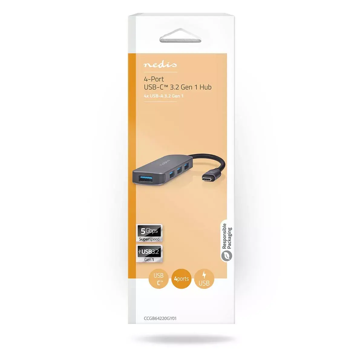 USB Hub Nedis CCGB64220GY01 Photo 8