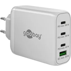 Зарядное устройство Goobay 65556 для ноутбука и смартфона AC Быстрая зарядка