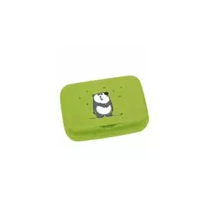 Lunch container LEONARDO Bambini — child lunchbox, green, 190×140×70 mm