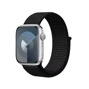 Pulksteņa siksniņa Crong CRG-40RFB-BLK priekš Apple Watch 38/40/41 mm, rezerves siksna, melna