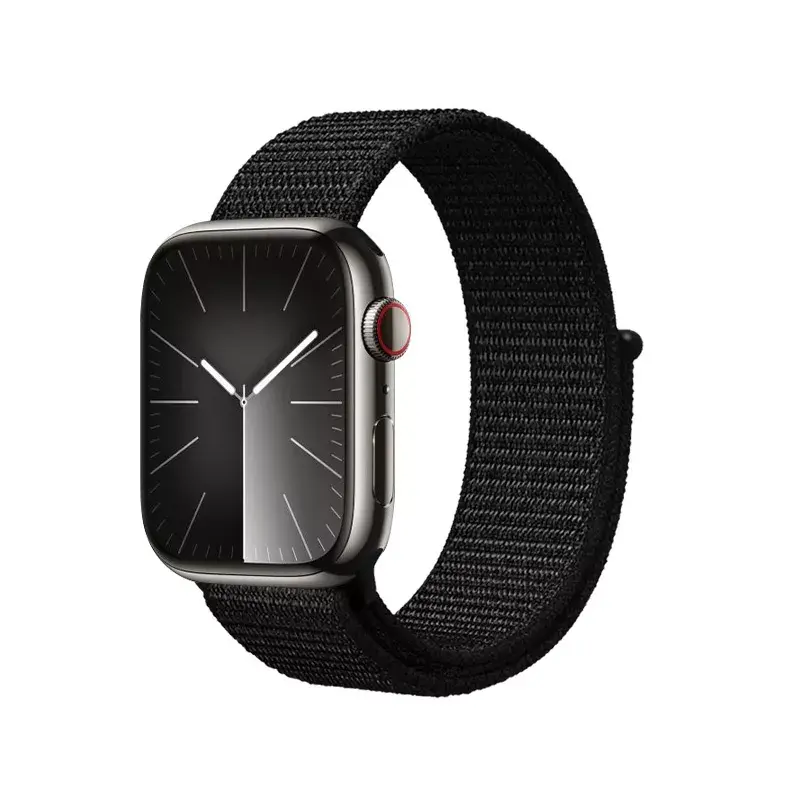Siksna Crong CRG-40RFB-BLK priekš Apple Watch 38/40/41 Photo 2
