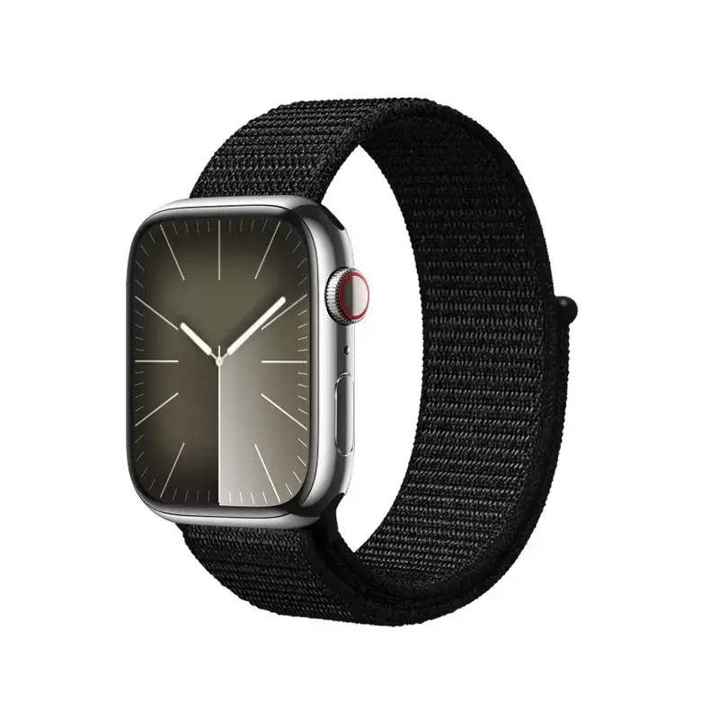 Siksna Crong CRG-40RFB-BLK priekš Apple Watch 38/40/41 Photo 4