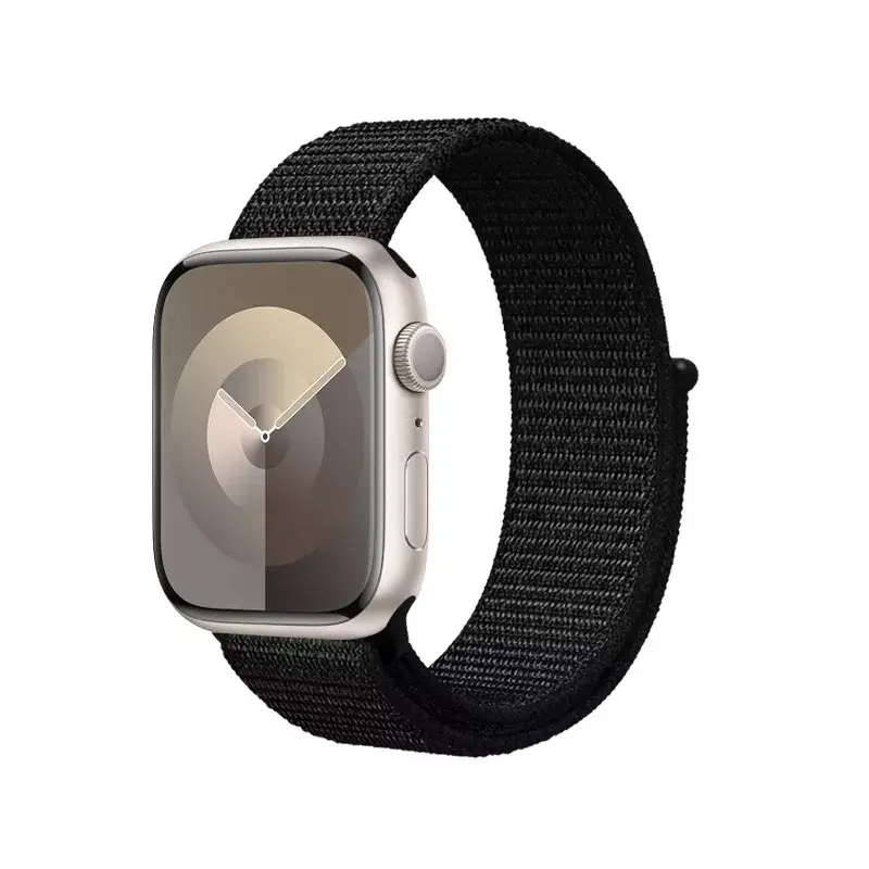Siksna Crong CRG-40RFB-BLK priekš Apple Watch 38/40/41 Photo 5