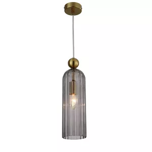 Light Prestige Piega piekaramā lampa, 1x40W, E14, dūmakains stikls
