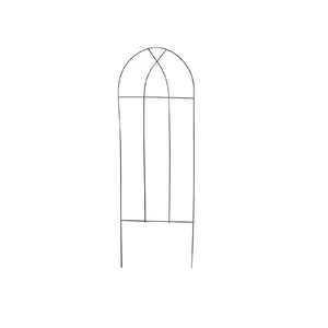 Plant support BESK 9055694 180×60 cm — metal flower and vine trellis