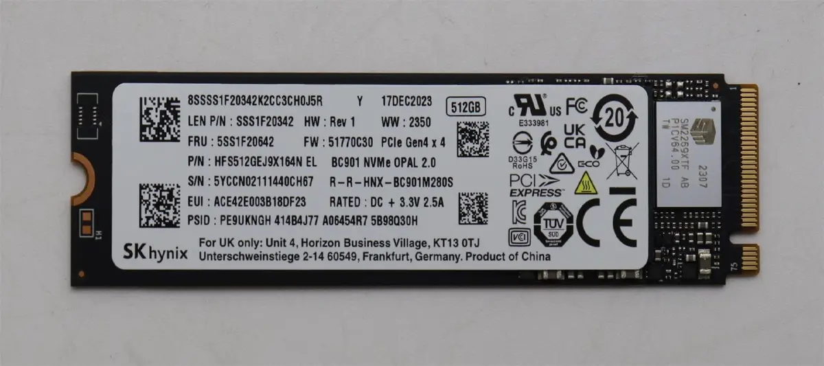 2.5 collu SATA SSD Lenovo