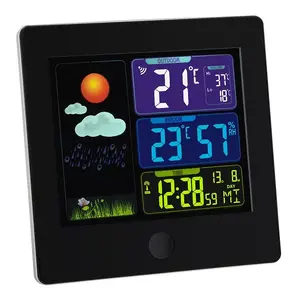 Метеостанция TFA Sun Black — внутренний/уличный термометр и гигрометр, AA 1,5 В, 120×70×120 мм