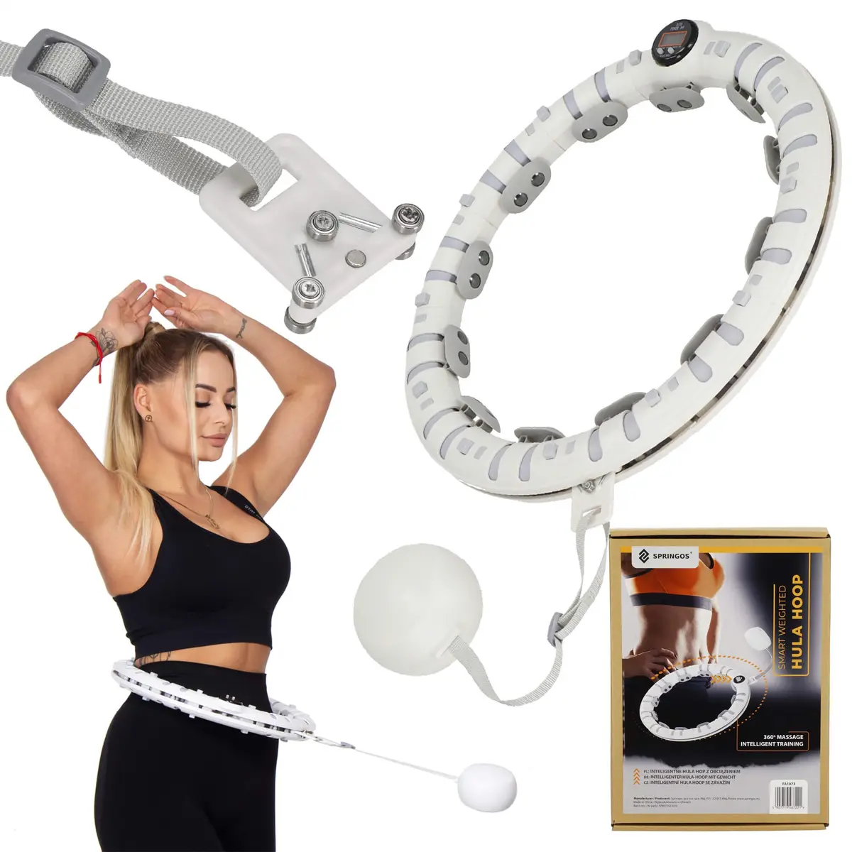 Weighted hula hoop Springos FA1073 Photo 4