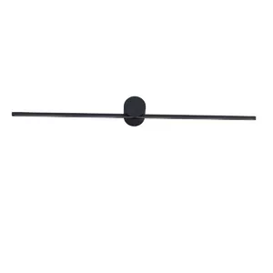 Sienas LED gaismeklis Light Prestige Modern Slim L, 8W, 3000K, IP44, melns