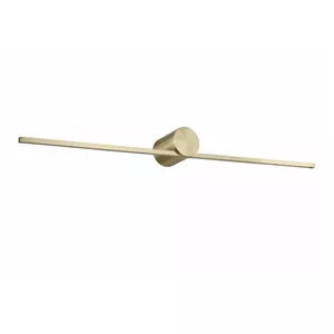 Sienas LED gaismeklis Light Prestige Modern Slim L, 8W, 3000K, IP44, zelta krāsā