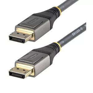 StarTech.com DP14VMM5M DisplayPort kabelis 5 m Pelēks, Melns