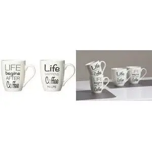 Кружка из фарфора ritzenhoff & breker LIFE SPRÜCHE 590 мл — можно мыть в посудомоечной машине, разные дизайны