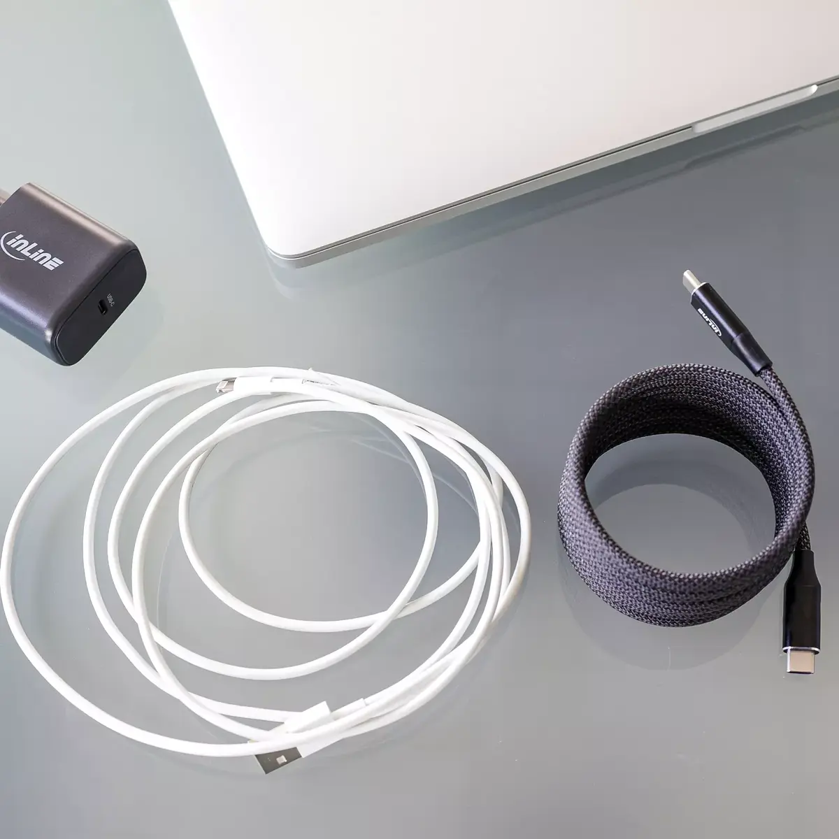 InLine Magnētiskais USB-C kabelis 100W Photo 8