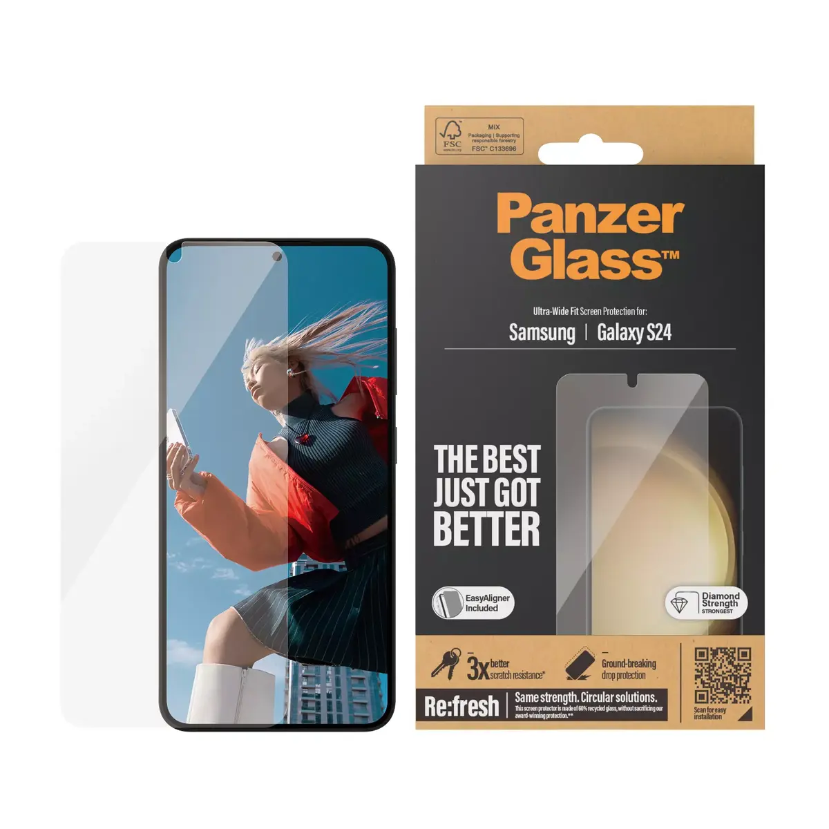 Защитное стекло PanzerGlass Samsung Galaxy S24 Photo 2