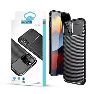 Phone back case Enviro for Samsung S921 Galaxy S24, carbon silicone, black