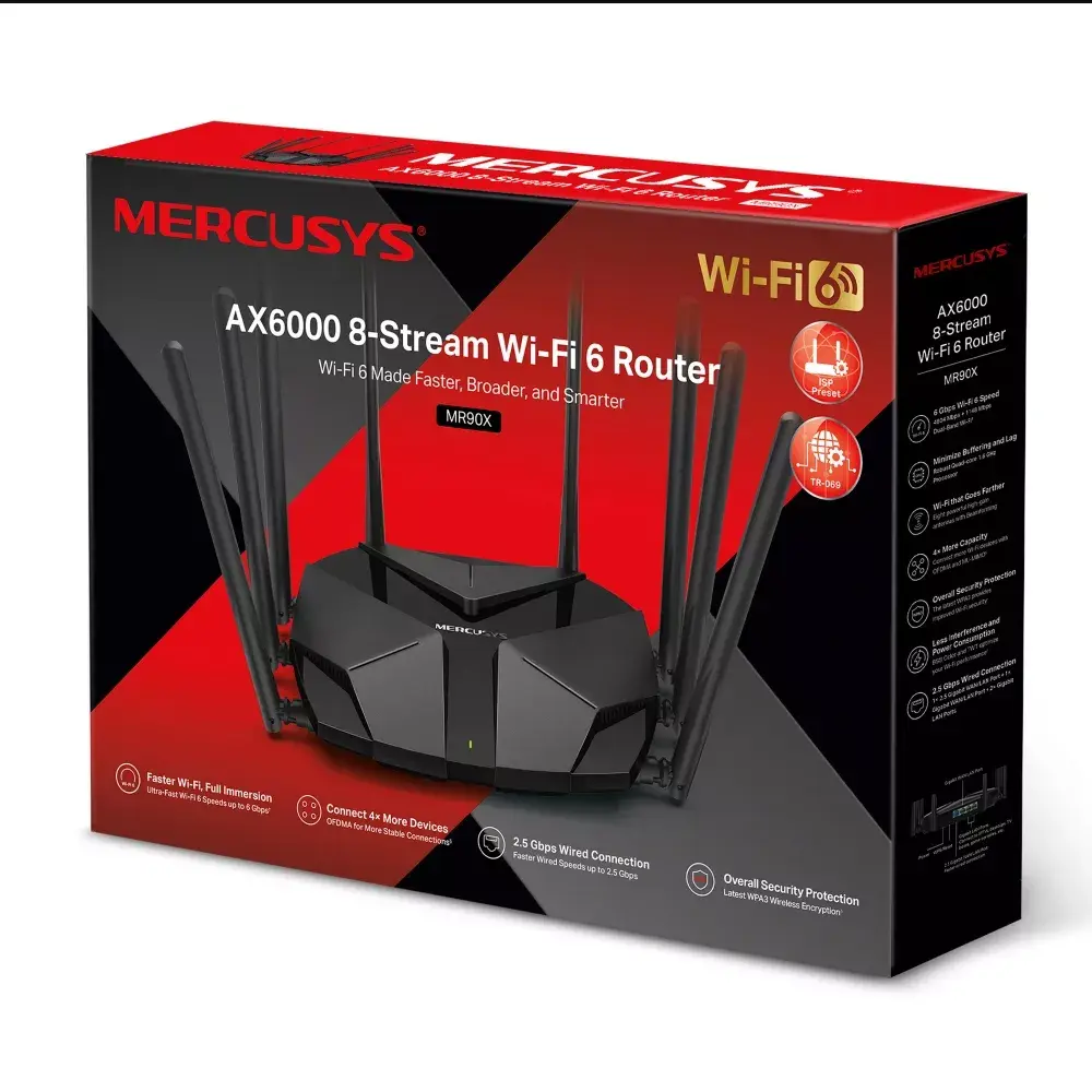 Maršrutētājs Mercusys AX6000 Photo 8