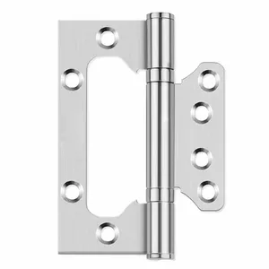 Butterfly Hinge Eņģe 100×75×2.5 mm with 2 bearings, chrome finish (model 9120286)