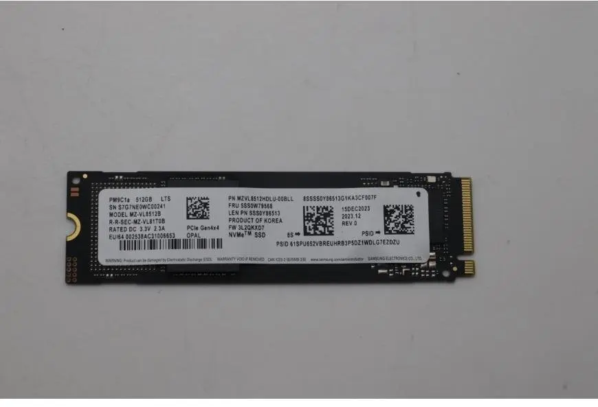 Iekšējais SSD Lenovo 5SS0V26465 256 GB
