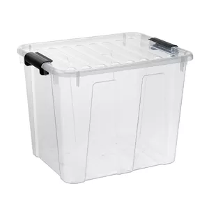 Storage box NHG model 2731151, transparent, 40 L capacity