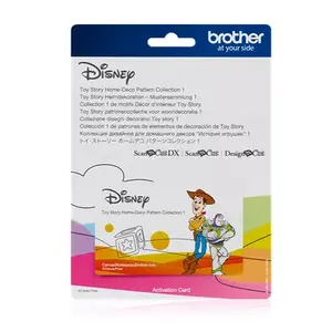 Fabric embroidery pattern sheet Brother CADSNP05 Disney Toy Story — decorative motif set for embroidery machines