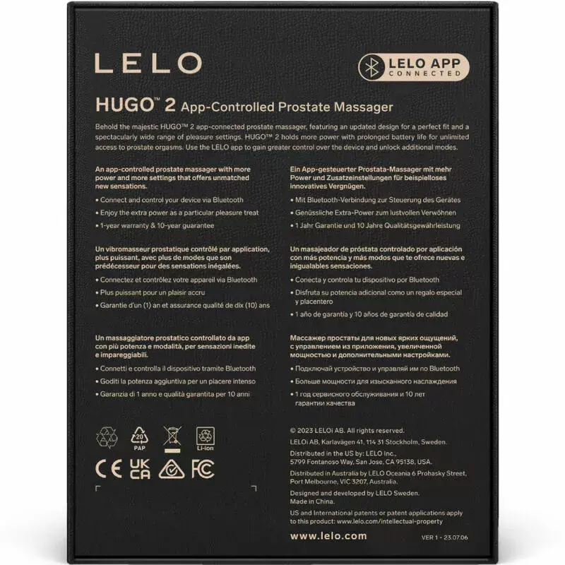 Prostatas masieris LELO HUGO 2 Photo 4