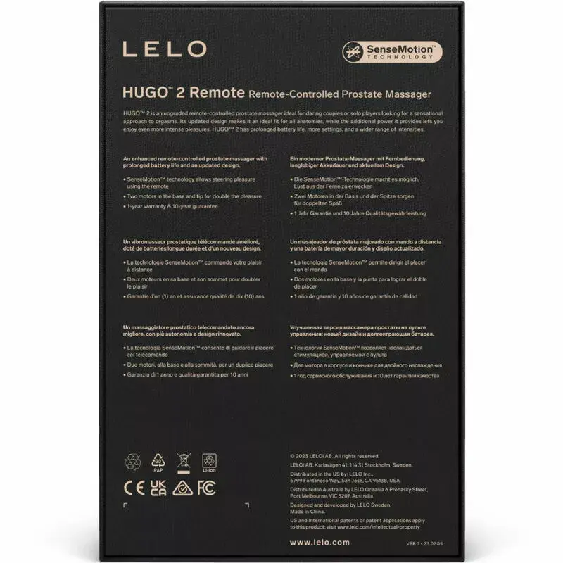 Prostate Massager LELO HUGO 2 Photo 4