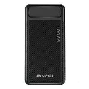 Portable Power Bank P5K 10000mAh with 2xUSB 2.1A - Black