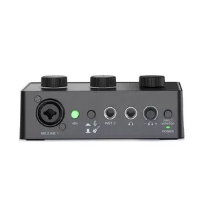 Audio mikseris Fifine SC1 Mikrofons Maksimālais Ievads XLR Fāzē 48V