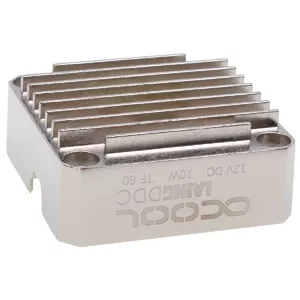 Computer cooling system part Alphacool 13172 — brass, silver, 61.7×61.7×26.1 mm