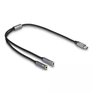 USB Type-C DAC Adapter DeLOCK 66616 24 Bit 96 kHz 2 x 3.5 mm