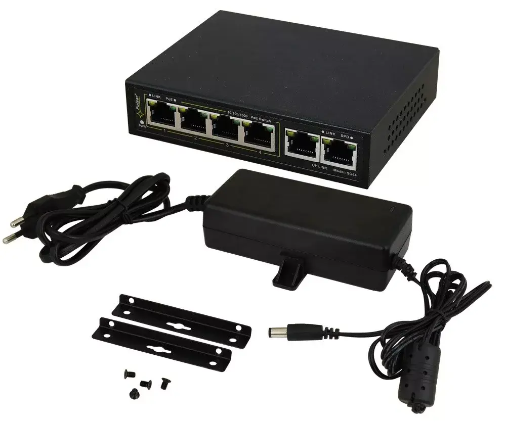 PULSAR Gigabit PoE pārslēdzējs SG-64 Photo 7