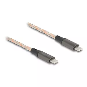 DeLOCK USB 2.0 Cable USB Type-C male to male PD 3.0 100 W RGB 1.20 m